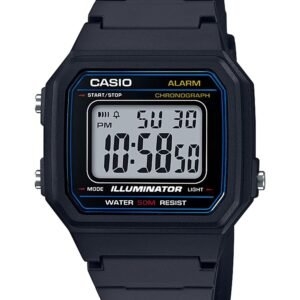 Casio Men's Wristwatch with Stainless Steel Strap,Black